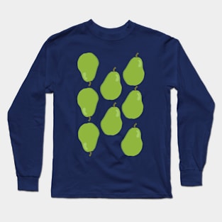 Pear Pattern Long Sleeve T-Shirt